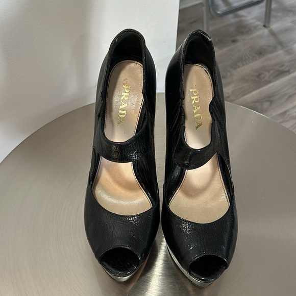 Prada platform 5.5 inch heel - Picture 2 of 12